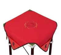 Mahjong Mat Reduce The Noise Board Game Table Mah-Jong Mat Silence Home Party Mahjong Cloth 0.96*0.96m Or 1.1*1.1m(Red cat 96X96cm)