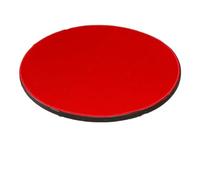 Mahjong Mat Round Cover Poker Table Mat Mahjong Tablecloth Thickened Antiskid Pad Noice Tablecovers Game Resistant Rubber Playmat(Red,Diameter 100cm)