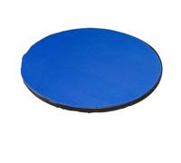 Mahjong Mat Round Cover Poker Table Mat Mahjong Tablecloth Thickened Antiskid Pad Noice Tablecovers Game Resistant Rubber Playmat(Blue,Diameter 120cm)
