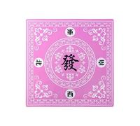 Mahjong Mat Square Game Mat for Table 27x27-Inch Anti Slip Mahjong Covers Board Dice Tablecloth Accessories(Color 3)