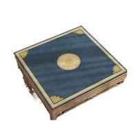 Mahjong Mat Thickened Poker Tablecloth Square Noise Reduction Mahjong Table Mat Home Fabric Dining Cloth Geometric Pattern Modern(Color 8,100*100cm)