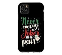 Mahjong Never Ever Use A Joker, Tile Game Player, Mah Jong Case for iPhone 11 Pro Max