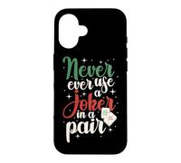 Mahjong Never Ever Use A Joker, Tile Game Player, Mah Jong Case for iPhone 16
