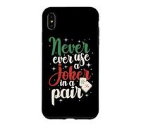 Mahjong Never Ever Use A Joker, Tile Game Player, Mah Jong Case for iPhone XS Max