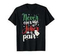 Mahjong Never Ever Use A Joker, Tile Game Player, Mah Jong T-Shirt