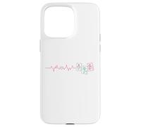 Mahjong Player Heartbeat EKG Pulse Tiles Chinese Game Case for iPhone 15 Pro Max