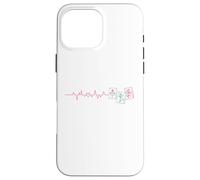 Mahjong Player Heartbeat EKG Pulse Tiles Chinese Game Case for iPhone 16 Pro Max