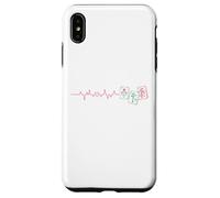 Mahjong Player Heartbeat EKG Pulse Tiles Chinese Game Case for iPhone XS Max