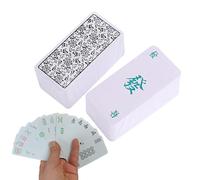 Mahjong Playing Cards - Complete 136-Card Mahjoong Set, Traditional Chinese Card Games for Tournaments, Casual Play, and Tabletop Game Nights | Ideal for Family, Friends, and Leisure