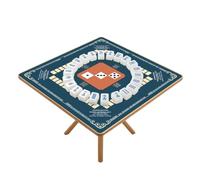 Mahjong Playing Mat 31.5x31.5 Inches with Printed Rules