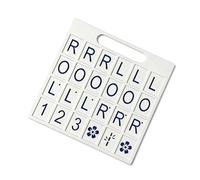Mahjong Practice Board - 24 Slot Portable Strategy Training Aid Set | Beginner Friendly Tile Organization System Compact for Home, Living Room, Family, Holiday, Travel or Party Use