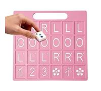 Mahjong Practice Board Solo Play 24 Slots Fun Portable Lightweight American