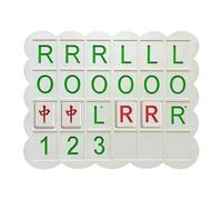 Mahjong Practice Board - Strategic Training Tray, Single Player Card for Skill Session, Learning Tool with Skill Development, Family Entertainment, Training Set for Social Gathering and Friendly Play