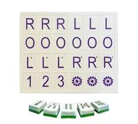 Mahjong Practise Board, 3D Printed Mah Jong Tile Practice Game, Funny Mahjong Rack Board Puzzle Game, Portable Solo Mah Jong Enrichment Training Games, for Mahjongs Accessories