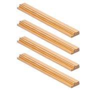 Mahjong Pushers and Racks 4-Piece Portable Modern Wooden