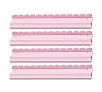 Mahjong Pushers and Racks | 4-Piece Wooden Magnetic Non-slip,Scalloped Mahjong Racks for Table | for Adults Family Elderly Game Night Party Gathering Club Outdoor