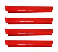 Mahjong Rack and Pusher, 4-Piece 18.6x3.15 Inch Professional Game Stands, Integrated Tile Holder for Dominos and Majiang, Modern Social Club Gear with Sleek Finish, Festive Holiday Game