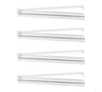 Mahjong Rack With Pusher 4PCS Modern Mahjong Rack Set With Sliding Pusher Clear Tile Holder For Home Club Game Night(Color2)