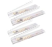 Mahjong Racks, 20 Inch 4 Pieces Clear Acrylic Magnetic, Mahjong Tile Racks, for Friends Parties Competition Home Game Night Senior Center Community