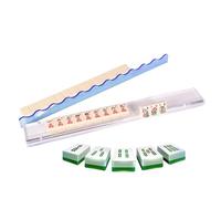 Mahjong Racks - Clear Acrylic Tile Holder, 1 Set Transparent Stands For Traditional Tiles, Mahjong Tile Racks, Game Gear, Accessories For Family Gatherings And Club Competition Nights