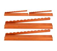 Mahjong Racks - Solid Wood, 43.2 Cm, Tortoise Shell Stand, Smooth Push Design | Set of 4 Mahjong Pushers For Tiles And Tokens, Table Game Accessories For Home, The C