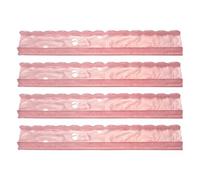 Mahjong Racks with Magnetic Pushers | Scalloped Non-Slip | Mah Jongg Tile Holder | for Women Men Collectors Home Party Game Night Gatherings Clubs Travel Vacation Holiday Hotel