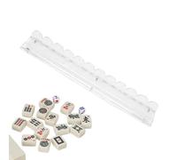 Mahjong Racks with Pushers Magnetic Non-Slip Acrylic Scalloped