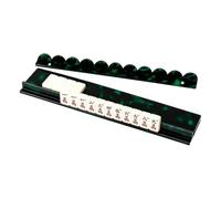 Mahjong Racks with Pushers, Magnetic Tile Tray, Mah Jong Racks, for Pool Table Train Play Beginner Home Travel Game Party Family Together