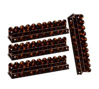 Mahjong Racks with Pushers - Non-Slip Acrylic Stand with Magnetic Pushers | Scalloped Acrylic Mahjong Racks | for Holiday Game Travel Table Party Summer Outdoor Activities Desk Drinking