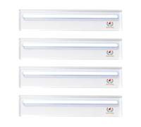 Mahjong Rules Reader - 4 Piece Acrylic Line Finder Strips | Clear Strategy & Rule Guide For Beginners & Enthusiasts | Portable Mahjong Marker For Family Gatherings, Parties, Competitions & Holiday Fun