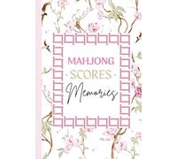 Mahjong Scores Memories Score Tracker Notebook Pink Birds Design Cover: Journal | 120 pages lined | 6” X 9”