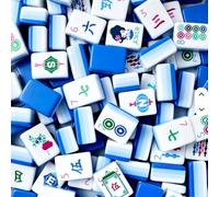 Mahjong Set,160 Pcs 4-Layer Acrylic Engraved Tiles Mahjong Tiles Set