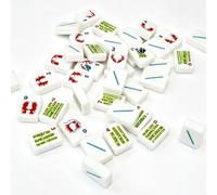 Mahjong Set,3 Layer Color blocking Acrylic American Mahjong Game Set