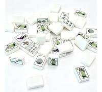 Mahjong Set,3 Layer Color blocking Acrylic American Mahjong Game Set