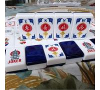 Mahjong Set,Multiple Themes Mahjong Tile Set with Carrying Bag,Dice
