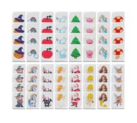 Mahjong Set - Portable Travel Mahjong Tiles Set for Adults, Family | Classic 24mm Màhjong Board Eraser with 65 Tiles | Ideal For Birthdays, Christmas, Parties, Fun