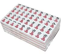 Mahjong Set with Numbered Tiles, Complete Game Set with Travel Case, Portable Mahjong Accessories for Family Game Night or Travel, Fun Board Game for All Ages