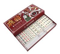 Mahjong Sets - Traditional Chinese Mahjong Games | Family Leisure Game Accessories Party Games, Compact Gift for Women and Men
