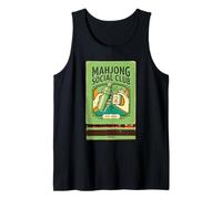 Mahjong Social Club Cocktail Shaker Vintage Tank Top