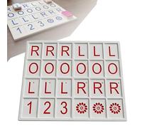 Mahjong Solo Practice Board - 3D Printed Training Tool for American Mahjong | Lightweight Portable Strategy Aid with 24 Slots | Tile Practice Board for Solo Players (#B)