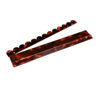 Mahjong Stand - 17.5/20 Inch Tortoiseshell Acrylic | Acrylic Portable Organizer - Removable Bracket With Pusher | Magnetic Wave Lightweight For Game Tile - Players Seniors Home Game