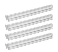 Mahjong Stand with Sliders - Mahjong Tile Holder, 4 Pieces Acrylic Mah Jongg Holder for Adults, Play Accessories for the Desk