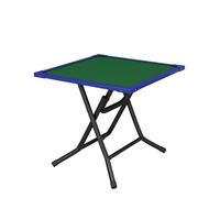 Mahjong Table Folding Square - Wear-Resistant Desktop Card Table for 4 Players, Ideal for Mahjong, Poker, and Blackjack