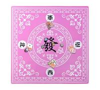 Mahjong Table Mat, Mahjong Table Mat - 27x27 Inch Non Slip Card Game Mat for Mahjong,Table Mat for Board Games, Table Cloth for Dice Games,