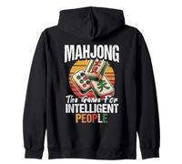 Mahjong The Game For Intelligent People, Mah Jong Zip Hoodie