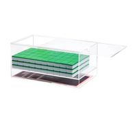Mahjong Tile Case | Lightweight Clear Mah Jongg Organizer - Storage Box for Mahjong - for Women Men Teens Adults Bar Holidays Party Traveling Camping Picnic