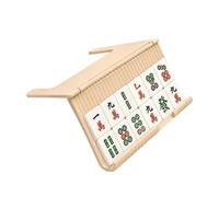Mahjong Tile Holder | Foldable 3D Printed Under Mat Slide in Stand | Angled Viewing Rack | for Table Game Travel Home Beginner Play Train