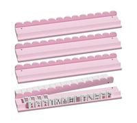 Mahjong Tile Racks | 4-Piece Scalloped Portable Magnetic - Mahjong Tile Racks and Pushers - for Adults Family Elderly Game Night Party Gathering Club Outdoor