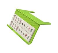 Mahjong Tile Racks | Foldable 3D Printed Slide in Stand Space Saving | Angled Viewing Rack | for Home Game Travel Beginner Play Train Table