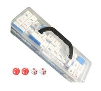 Mahjong Tiles - Classic Set lightweight, ABS Durable Blocks, Educational Chemistry Element Game with Alphabet Symbols | Learning Toy for Friends, Family, and Travel Entertainment light